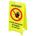 Balise signalisation interdit à toute personne étrangère