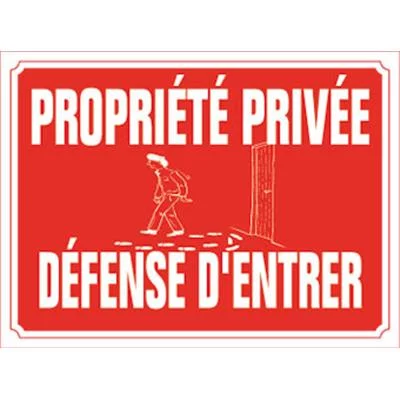 Propriété privée alu