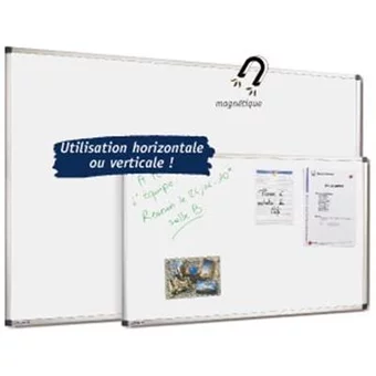 Tableau blanc magnétique 120 x 90