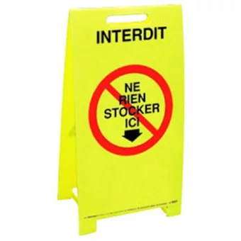 Balise signalisation ne rien stocker ici