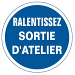 Disque alu aluminium ralentissez sortie d'atelier