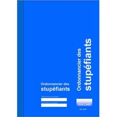 Ordonnancier des stupéfiants