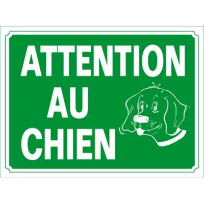 Attention au chien alu