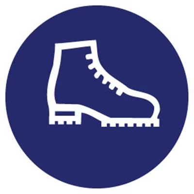 Adhésif port des chaussures de sécurité
