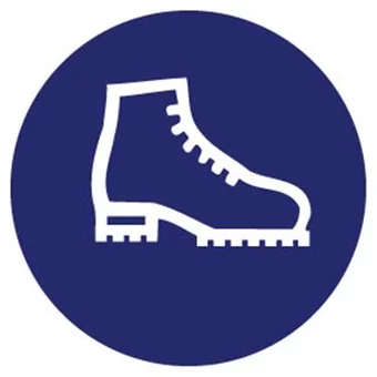 Adhésif port des chaussures de sécurité