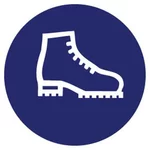 Adhésif port des chaussures de sécurité
