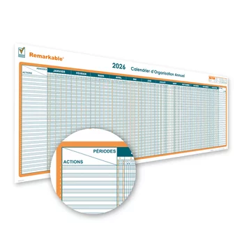 Planning annuel géant 2026
