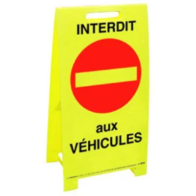 Balise signalisation interdit aux véhicules