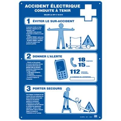 Consignes conduite à tenir en cas d'accident