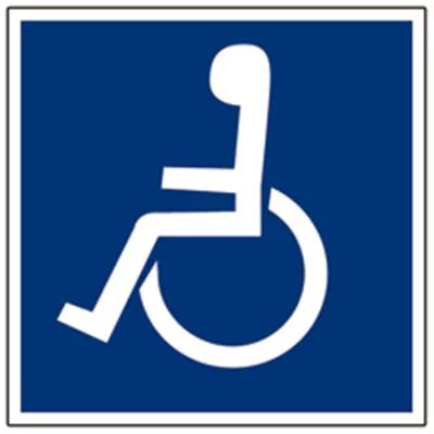 Signalétique handicapé PVC