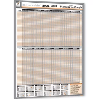 Planning des congés 2026-2027