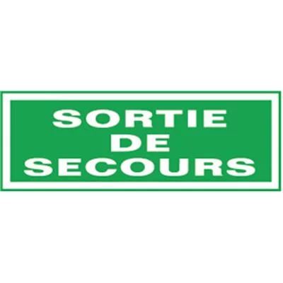 PVC sortie de secours