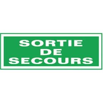 PVC sortie de secours