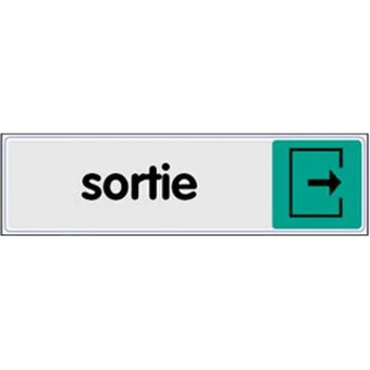 Signalétique sortie