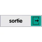 Signalétique sortie