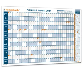 Calendrier annuel géant 2027