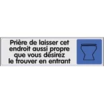 Signalétique laisser propre