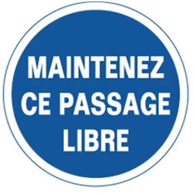 Disque aluminium maintenez ce passage libre
