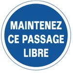 Disque aluminium maintenez ce passage libre