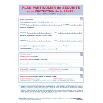 Plan particulier sécurité et protection de la santé