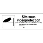 Site sous vidéoprotection