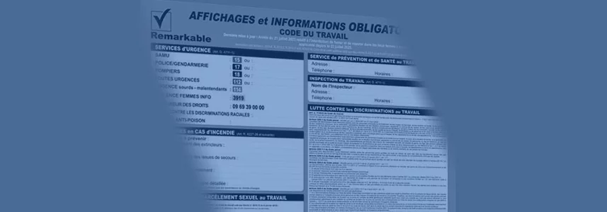 Affichage obligatoire en entreprise