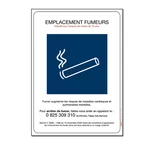 Adhésif emplacement fumeurs