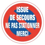 Disque alu ne pas stationner
