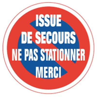 Disque alu ne pas stationner