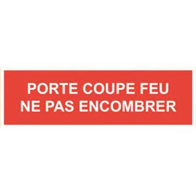Panneau PVC ne pas encombrer