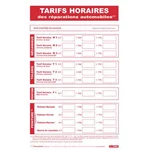 Garages - Tarifs horaires de réparations automobiles