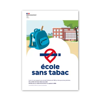 Espace sans tabac école