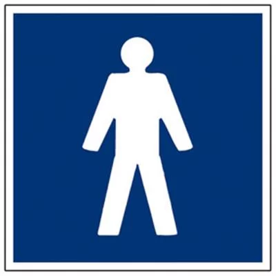 Signalétique homme PVC