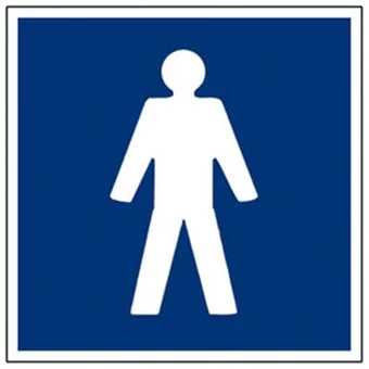 Signalétique homme PVC