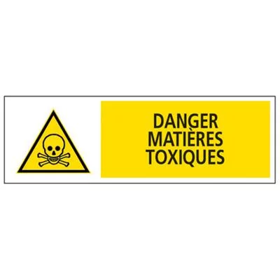 Danger matières toxiques