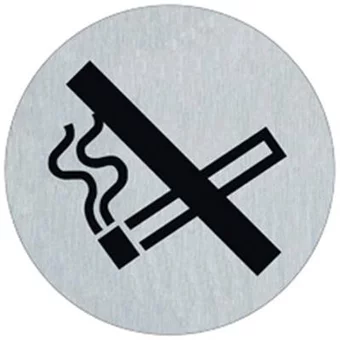 Signalétique alu non fumeur
