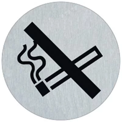 Signalétique alu non fumeur
