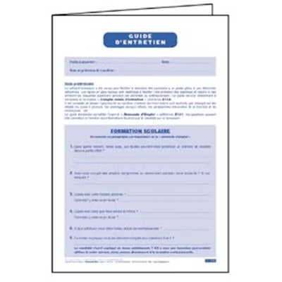 Guide d'entretien