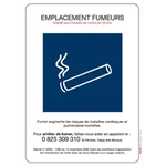 Emplacement fumeurs PVC
