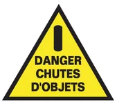 Triangle alu chutes d'objets