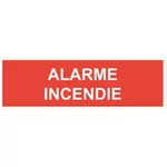 Panneau PVC alarme incendie