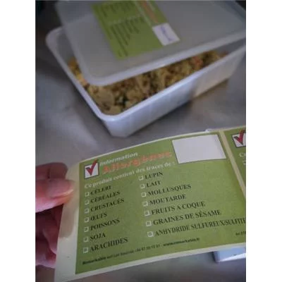 Coffret étiquettes allergènes