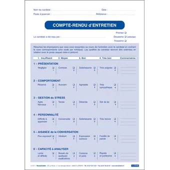 Compte-rendu d'entretien