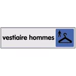 Signalétique vestiaire homme
