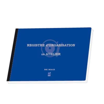 Registre d'organisation en atelier