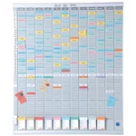 Planning annuel fiches T 13 colonnes 54 fentes