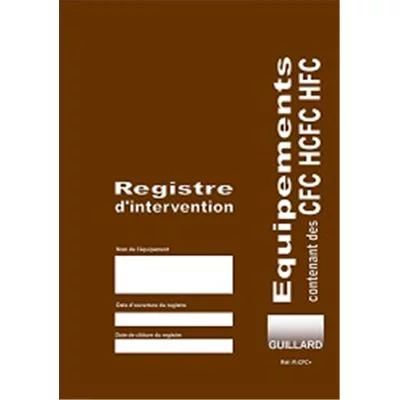 Registre d'intervention