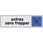 Signalétique entrez sans frapper