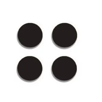 10 aimants 30 mm noirs