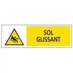 Danger sol glissant PVC